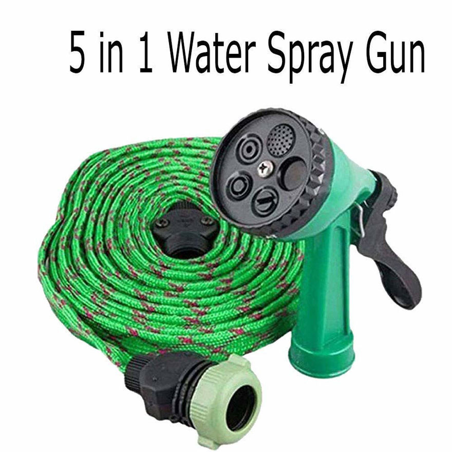 Picture of High Pressure Water Spray Hose Pipe With 5 Different Spray Modes Gun For Car Washing, Gardening And Cleaning | 5 In 1 Feature