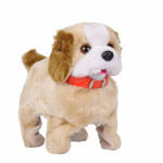 Hight Barking, Waging Tail, Walking and Jumping Puppy, Battery Operated Back Flip Jumping Dog with Sound and Music Best Gift for Toddlers and Kids