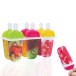 Picture of Plastic Ice Cream Candy Kulfi Maker Popsicle Mould, Set Of 6