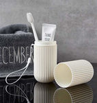 Picture of Round Travel Portable Toothpaste Toothbrush Holder Cover Case For Traveling And Daily Use Toothpaste Storage Box Holder