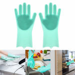 Picture of Silicone Rubber Scrubbing Gloves For Dish Washing And Pet Grooming