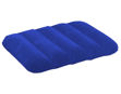 Picture of Velvet Soft Air Inflatable Navy Blue Travel Pillow For Family Set Of 2