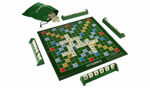 Board Game Children Puzzle Scrabble Play with Family Party.