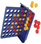 Connect 4 Game Classic Master Foldable Kids Children Line Up Row Board Puzzle Toys Gifts Board Game Educational Math Fun Toy