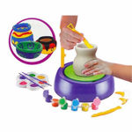 Electric pottery wheel by johnnie boy pottery wheel game ,pottery wheel clay set toys for kids- Multi color