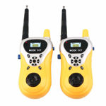 Kids Walkie Talkie with 2 Player System Toy Interphone. with Extendable Antenna for Extra Range Upto 100 Meters, (Colour Yellow)