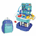 Pretend Play, Portable Suitcase Shape, Doctor Set,Medical Kit with Light and 31 pcs Accessories.for Kids(Baby Boys and Girls).