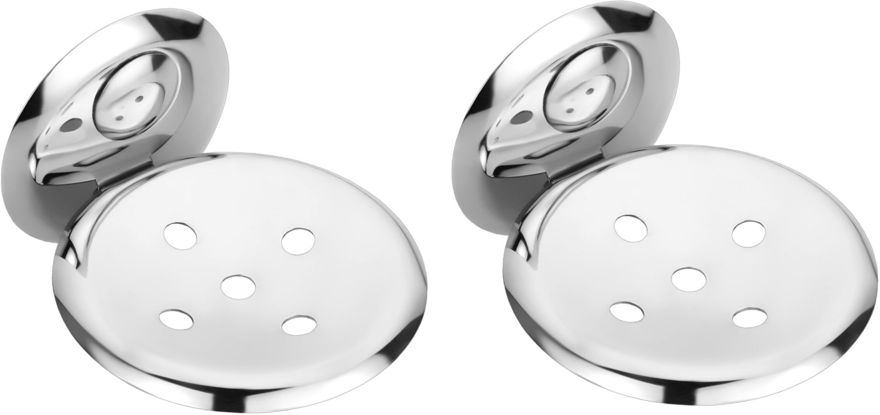 Picture of Set Of 2 Pieces Stainless Steel Soap Dish - Creta Series