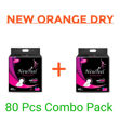Picture of Newfeel 310mm Xxl Maxi Dry Orange Jumbo 80 Pcs Pack