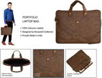 Picture of Leather Brown Laptop Bag(4)