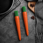 Picture of Carrot Shaped Silicon Kitchen Oil Brush