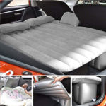Picture of Inflatable Travel Car Bed Air Sofa With Two Inflatable Pillow And Air Pump For Car Back Seat Inflatable Air Mattress Soft Sleeping Pad Bed For Camping Travel