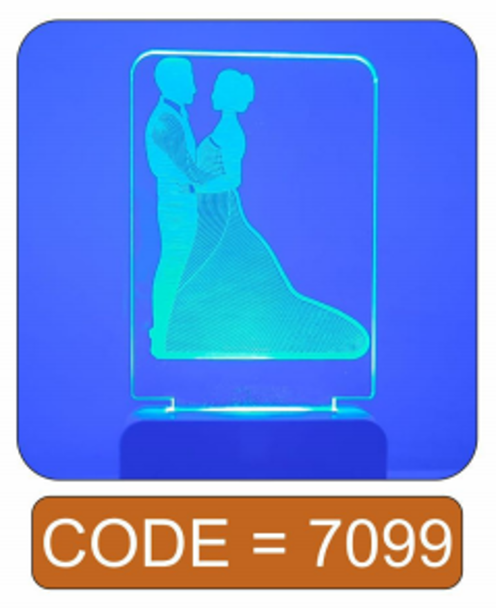 Picture of Couple Acrylic Lamp 7099