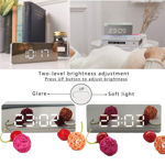 Picture of Digital Led Mirror Alarm Clock For Heavy Sleepers Kids