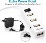 Picture of Quantum Usb Hub 4 Port Pack Of 1 Colour White