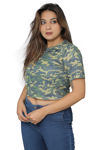 Picture of Pure Digital Print And Semi Zunic Army Top