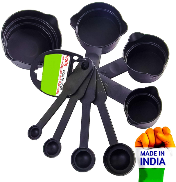 Picture of 8 Piece Measuring Cup & Spoon Set for Home and Kitchen Use