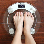 Picture of Electronic Thick Tempered Glass & Lcd Display Digital Personal Weight Scales For Body Weight And Other Weight.