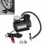 Picture of 12 Volt Portable Mini Air Compressor Pump With Gauge & Multi Purpose Tire Inflator (Black Color)