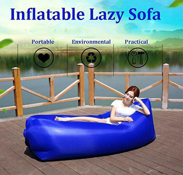 Naturehike Outdoor Inflatable Sofa Air Sofa Portable Lamzac Sun Inflatable  Lounger Blow Up Chair Lazy Bag Banana… | Inflatable lounger, Air lounger,  Inflatable sofa