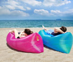Picture of Nylon Fast Inflatable Portable Hangout Lazy Air Bag Sofa Bed