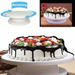 Picture of Plastic 360° Revolving 28cm Cake Decorating Turn Table Stand (Assorted Color)