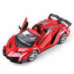 Winner Racing 3rd Edition - Open and Closeable Doors, Sports Huracan Style, Lights & Shock Absorber Radio Control Car (Sometimes Color May Vary as Per The Stocks)