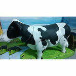 Milk Cow Toy Realistic Simulation Funny Cow Figure Toy Model With Moving Legs And Shake Tail for Children  