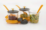 Picture of 3 Pcs Multipurpose Storage And Container For Mukhwas, Masala Tray Set With Spoons