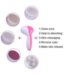 Picture of 5 In 1 Skin Massager For Face, Neck, Shoulder, Back | Multi Function Face Massager (Pink)