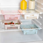 Picture of Adjustable And Expandable Plastic Fridge Storage Food Organizer Tray (2)