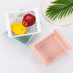 Picture of Adjustable And Expandable Plastic Fridge Storage Food Organizer Tray (2)