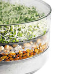 Picture of Plastic Hygienic Sprout Maker Box With 3 Container (Green Color)