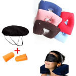 Picture of Portable Three Layers Neck Pillow with Tractor Massager Exerciser for Cervical Spine Neck, Back & Shoulder Pain (Random Color)