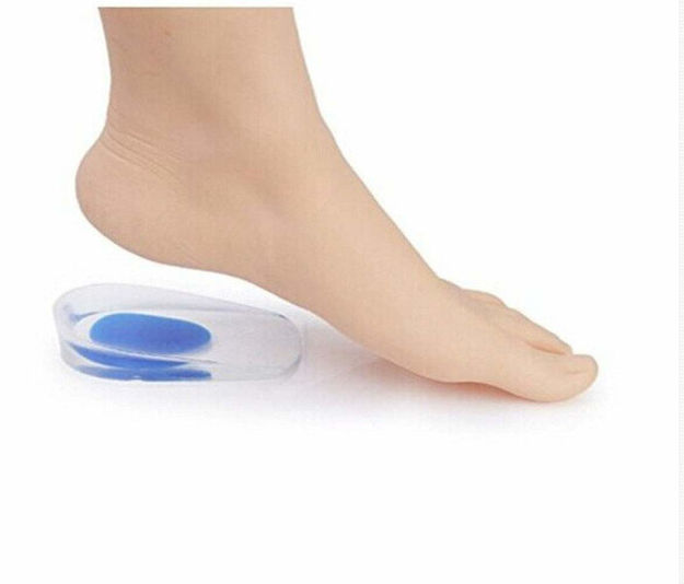 Picture of Silicone Gel Heel Protector Insole Cups for Swelling, Pain Relief, Foot Care Support Cushion for Men and Women (1 Pair)