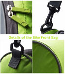Picture of Waterproof Bicycle Mobile Pouch Holder with Removable Shoulder Strap for Riding Travel Outdoor Activities GPS Navigation