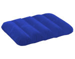 Picture of Velvet Soft Air Inflatable Navy Blue Travel Pillow for Family   Set of 2
