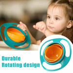 Picture of Universal 360 Degrees Rotates Spill Proof & No Mess Gyro Bowl for Baby Kids