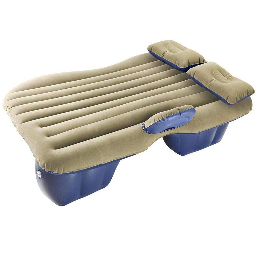 Picture of Travel Car Bed Sofa With Two Inflatable Pillow And Air Pump For Car Back Seat