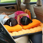 Picture of Travel Car Bed Sofa With Two Inflatable Pillow And Air Pump For Car Back Seat