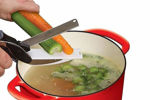 Picture of Stainless Steel Vegetables Smart Scissor Cutter Knife For Kitchen.