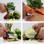 Picture of Stainless Steel Vegetables Smart Scissor Cutter Knife For Kitchen