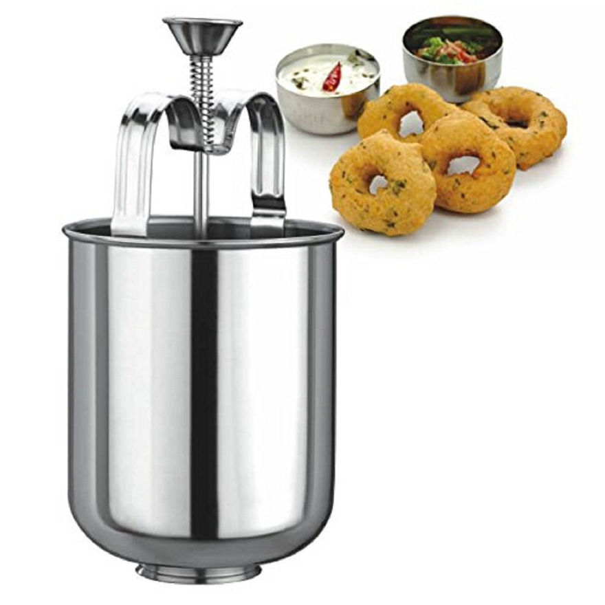 Picture of Stainless Steel Perfectly Shaped Menduwada Maker Machine With Stand