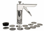 Picture of Stainless Steel Kitchen Press Snacks Maker with Different Types of Jalies (12 jalis chakri Maker)