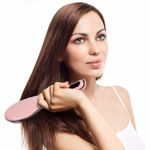 Picture of Women's Electric Hair Straightener With Lcd Screen (Pink Color)
