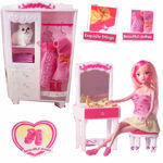 Big Size My Dream Room Doll House Creative Doll House with Doll Beauty Play Set for Girls (Multicolour)