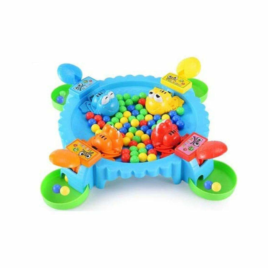 Hungry Frog Eating Beans Games Family Party Parent-Child Interactive Game Toy- of Quick Reflexes -4 Player Classic Board Games Fun, Includes All Pieces Needed to Play -Frog Toy for Kids 3 Years