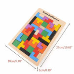 Wood Intelligence Brain Games Building Blocks 40 Pcs Educational Toy, Childrens Puzzle Board Game for Ages 3 + Boys Girls