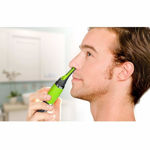 All in One Personal Trimmer Personal Cordless Micro Touches Max Nose Hair Trimmer with Built in LED Light (Green & Black)