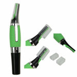 All in One Personal Trimmer Personal Cordless Micro Touches Max Nose Hair Trimmer with Built in LED Light (Green & Black)